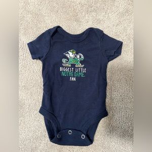 Newborn Norte Dame Onesie